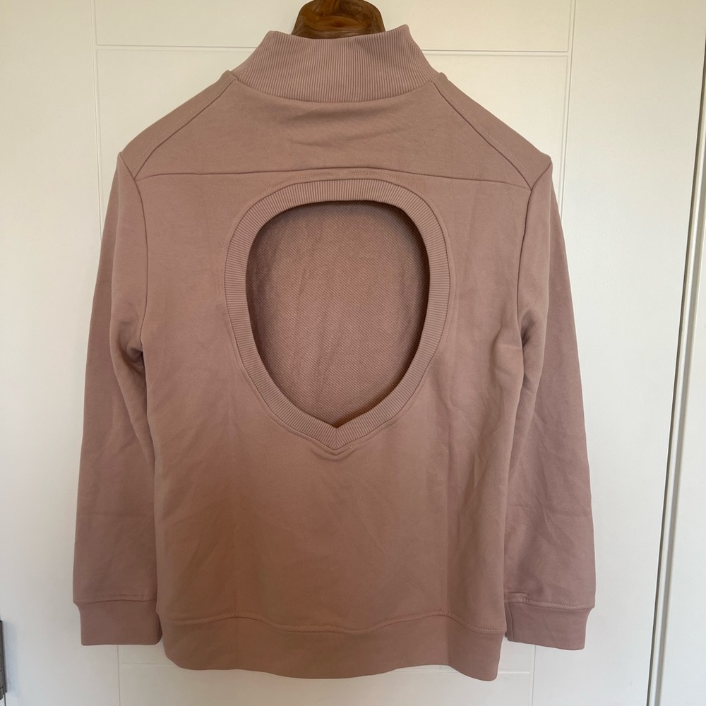 Varley Pink Rochester Sweatshirt (size small) - Picture 3 of 4